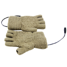 Γάντια χειμερινού επανακαταλογηστέα θερμαμένα Fingerless που θερμαίνουν για τις γυναίκες