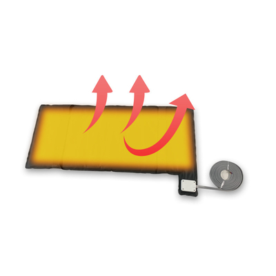 ΓραφένιοMedicHeat Pad Ιατρικής ποιότητας PVC Γρήγορη ζέστη Χαλάρωσε τους μύες Επιταχύνισε την ανάρρωση