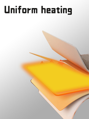 ΓραφένιοMedicHeat Pad Ιατρικής ποιότητας PVC Γρήγορη ζέστη Χαλάρωσε τους μύες Επιταχύνισε την ανάρρωση