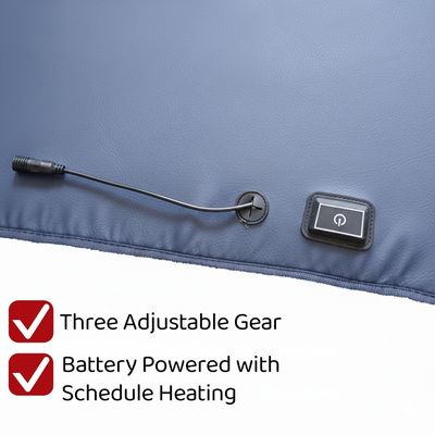 Θερμαινόμενο κάλυμμα καθίσματος γκολφ με θερμαινόμενο μαξιλάρι με υλικό PU, τρεις ρυθμίσεις θερμοκρασίας και χρονοδιακόπτη αυτόματης απενεργοποίησης 4 ωρών για ζεστασιά