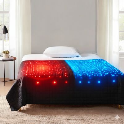 Η Sheerfond ψυγμένη κουβέρτα θερμική ροή έξυπνη κουβέρτα για ζεστό κοιμόμενους