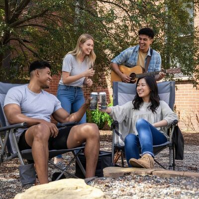 Φορητή Καρέκλα Ψύξης Camping με Εργονομικό Σχεδιασμό και Αποσπώμενο Μαξιλάρι Ψύξης για Άνετες Υπαίθριες Δραστηριότητες και Εκδηλώσεις