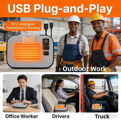 Ηλεκτρική τσάντα θέρμανσης φαγητού με προσαρμοζόμενο έλεγχο θερμοκρασίας για βέλτιστη θέρμανση