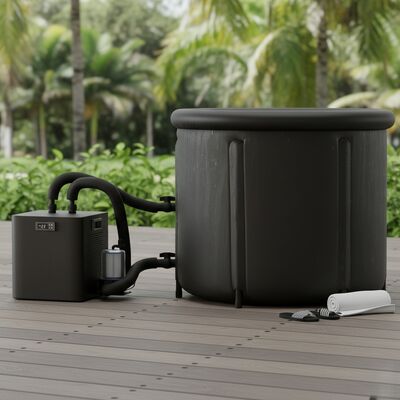 Παγωμένο μπάνιο κρύο μπάνιο με ανθεκτική ακρυλική κατασκευή, ενεργειακή ψύξη και φιλική προς το χρήστη επαφή για φυσιοθεραπεία