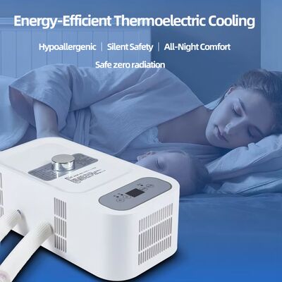 Λούξυ 600TC Μπαμπού Βαμβάκι Διπλής Ζώνης Ελέγχου Θερμοκρασίας Εισυπνητό Μακέτο κρεβατιού με ήσυχη ψύξη και απαλό σύστημα θέρμανσης