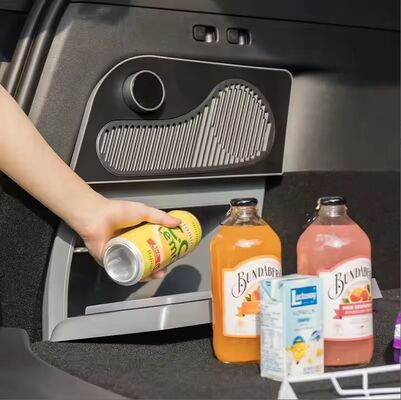 New Portable Compact Compressor Vehicle Mini Car Refrigerator Tesla Model Y 16L Capacity Digital Display Frost-Free USB Port Low