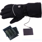 Επαναφορτιζόμενα ηλεκτρικά θερμαινόμενα γάντια USB Αδιάβροχο δέρμα PU