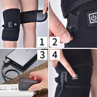 Περιτύλιγμα θερμικής θεραπείας φόρτισης USB για τραυματισμό στο γόνατο Υλικό γραφενίου θερμοκρασίας 45 βαθμών