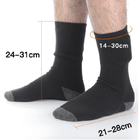 Ηλεκτρικές κάλτσες θέρμανσης με μπαταρία , ODM επαναφορτιζόμενες θερμαινόμενες κάλτσες μήκους 21-28 cm