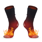 Ηλεκτρικές κάλτσες θέρμανσης με μπαταρία , ODM επαναφορτιζόμενες θερμαινόμενες κάλτσες μήκους 21-28 cm