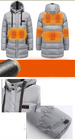 Μπουφάν ODM Graphene Heating , Electric Heated Fleece Jacket Far Infrared