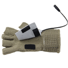 5W Washable ηλεκτρικό θερμαμένο Fingerless φορά γάντια σε μακρινό υπέρυθρο Usb για το χειμώνα