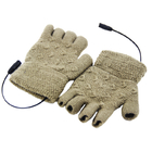 5W Washable ηλεκτρικό θερμαμένο Fingerless φορά γάντια σε μακρινό υπέρυθρο Usb για το χειμώνα