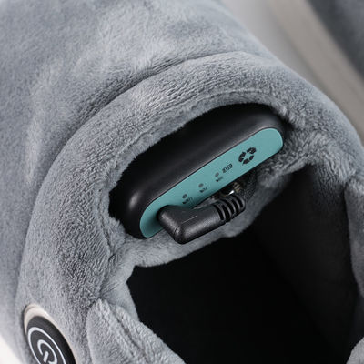 Γκρι ηλεκτρικό ποδόλουτρο USB 110V με ρυθμιζόμενες ρυθμίσεις θερμοκρασίας για προσαρμοσμένη ζεστασιά για μέγιστη άνεση κατά τη διάρκεια